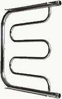 Полотенцесушитель водяной ТЕРА ПМ 500х600 нар.р. 1 (ПСВ-02-03) без кронш.